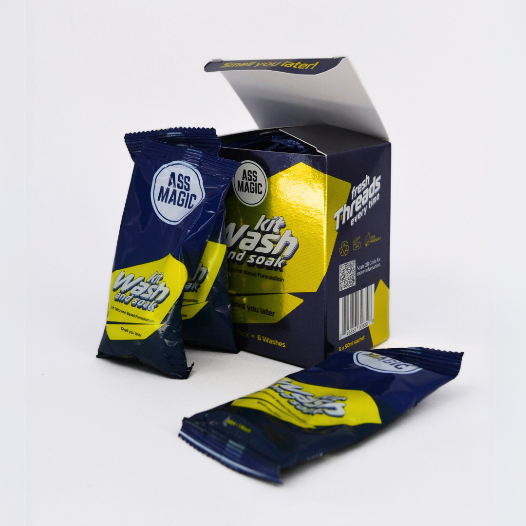 ASS MAGIC 3 in 1 Enzyme Based Kit Wash Travel Pack – 6 x 50ml