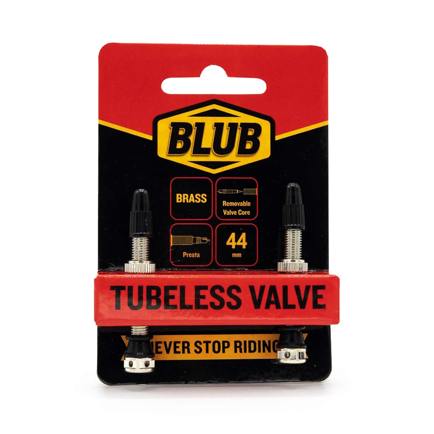 BLUB Tubless Valve Brass 44mm