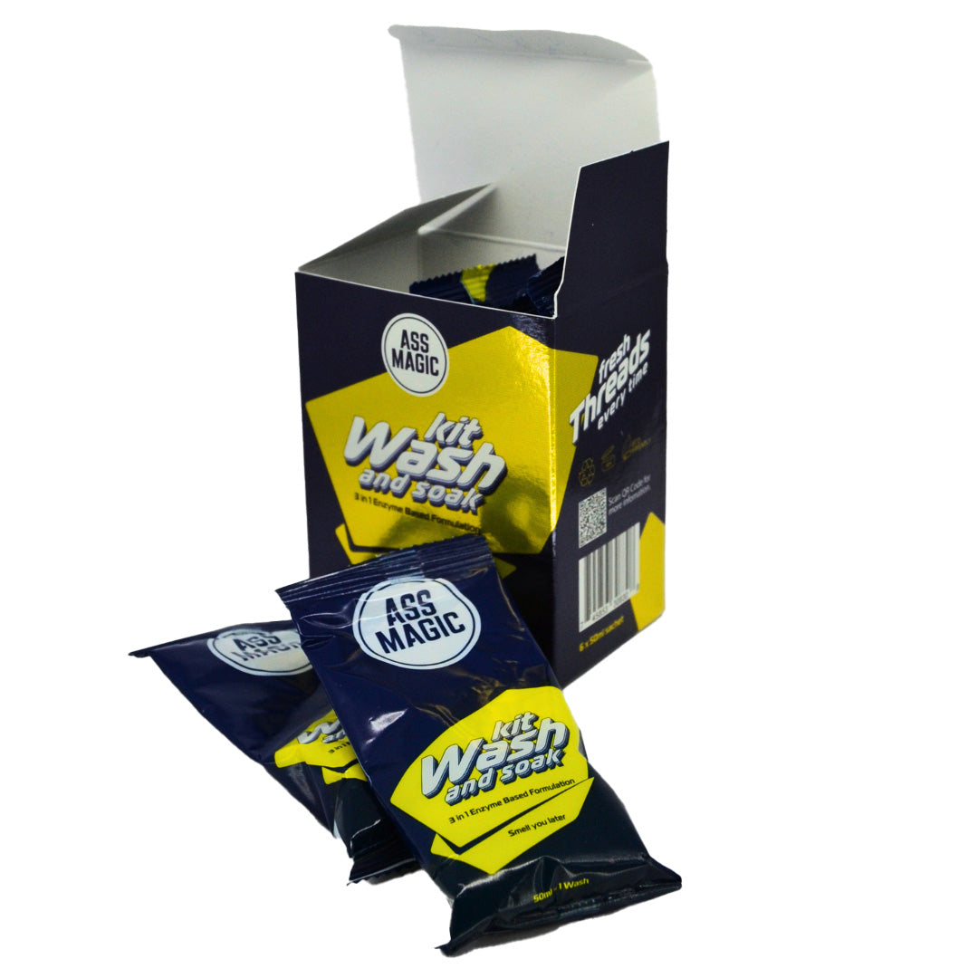 ASS MAGIC 3 in 1 Enzyme Based Kit Wash Travel Pack – 6 x 50ml